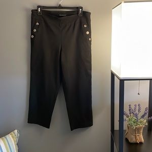 Black ankle pants